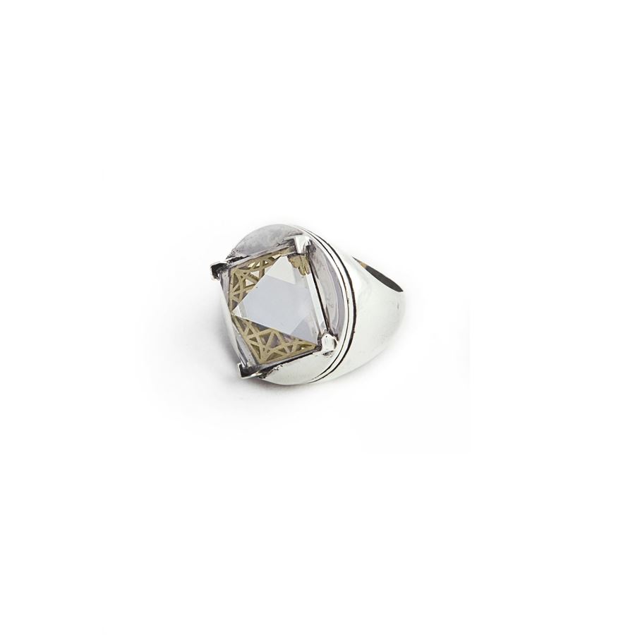 Silver 'Entropia' ring ENTROPIA | AN SIGILLO LASERARG